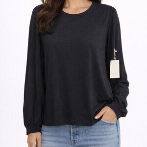 NWT Jackson Rowe Black Long Sleeve Lightweight Top – S